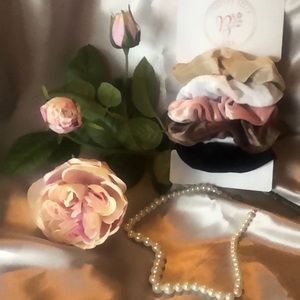 Premium Velvet Scrunchies 5 pk